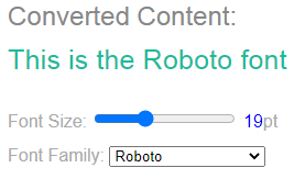 Roboto Font